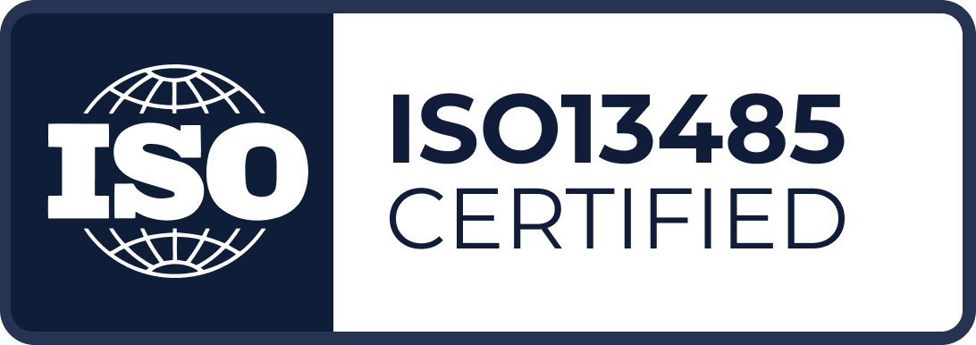 ISO 13485 Certification badge